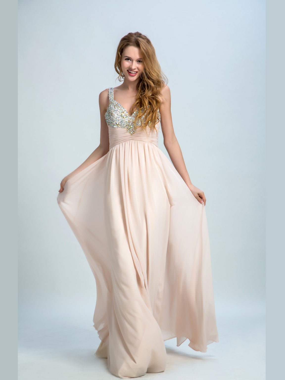 empire waist prom dress