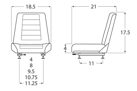 WM682 Line Drawing