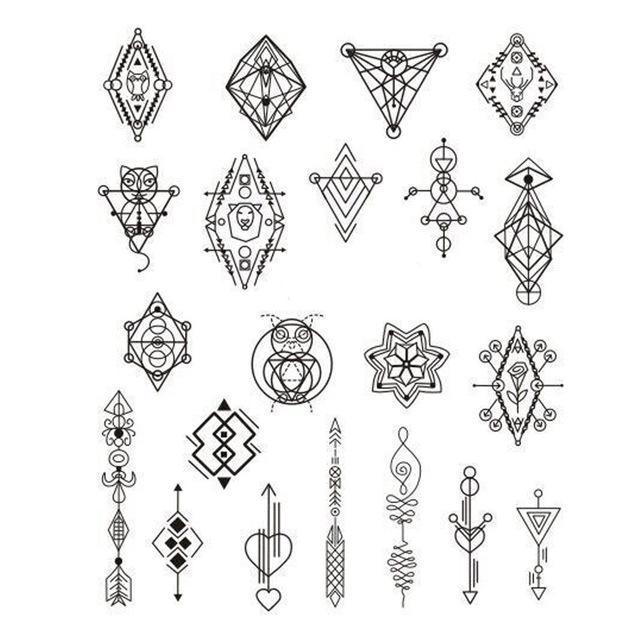 Sacred Geometry Water Transfer Sticker Nail Art Decals - 1 Sheet – La ...