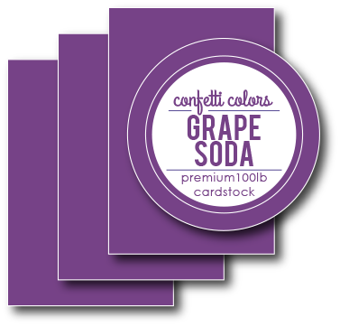 Grape Soda Card STock