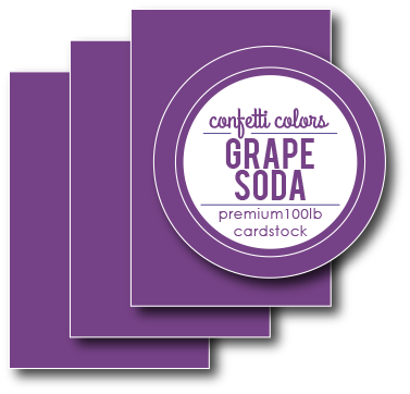 Grape Soda Card Stock