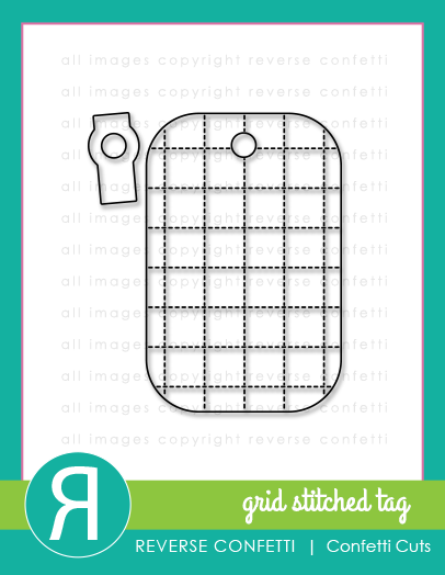 Grid Stitched Tag