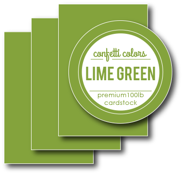 Lime Green Card Stock