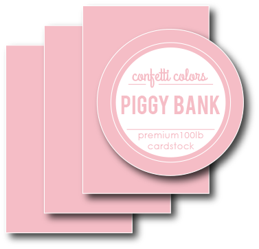 Piggy Bank Cardstock