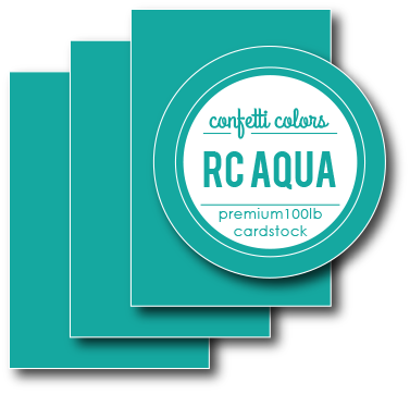 RC Aqua Cardstock
