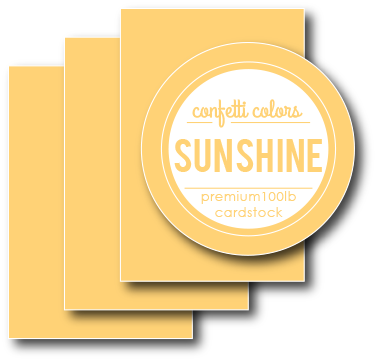 Sunshine Cardstock