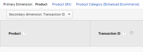 Google Analytics dimensions