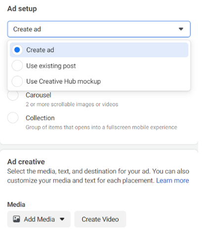 Creating an Ad in Facebook Ads Manager