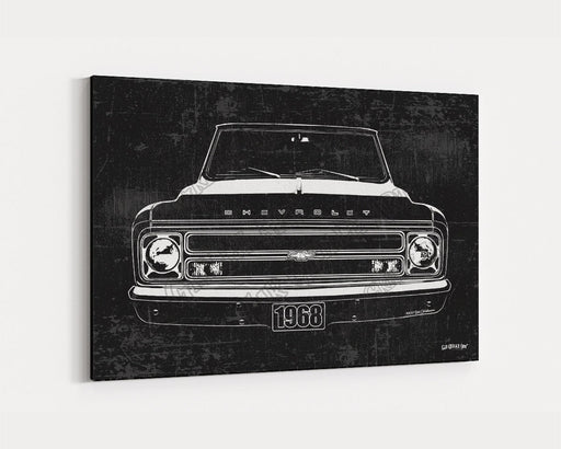 1968 C10 Chevrolet Chevy Truck CarGrilleArt | Sign Auto Man — Milweb1