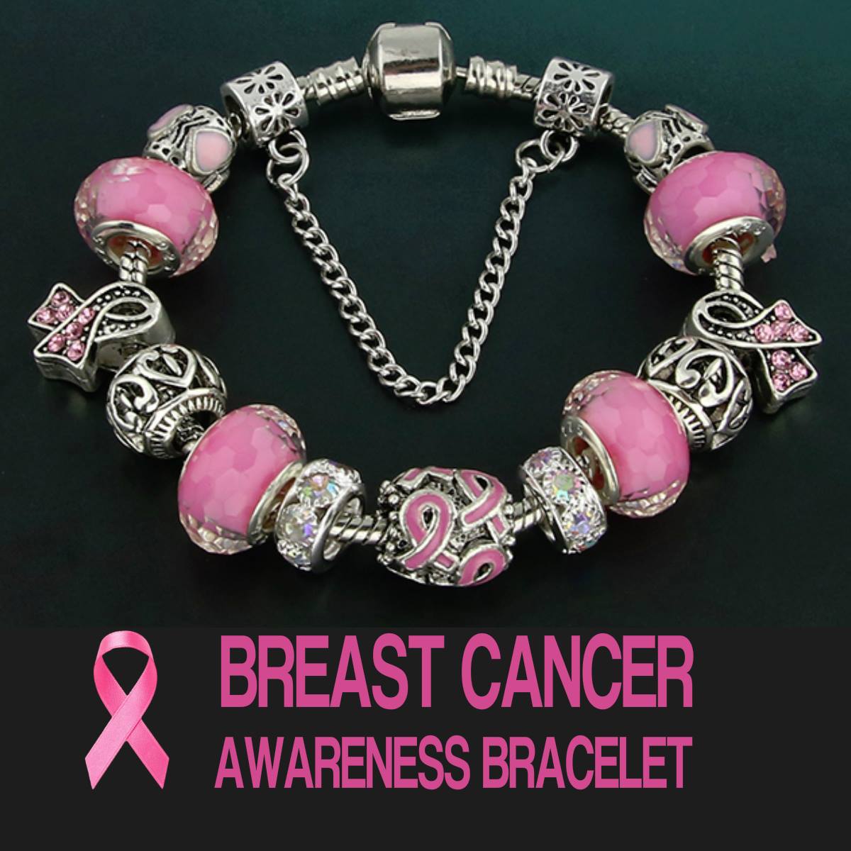 Breast Cancer Awareness Bracelet Combat Breast Cancer