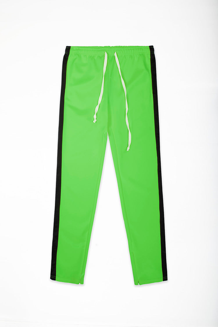 neon green track pants