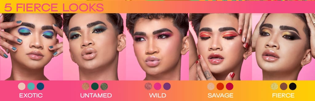 Bella Scoop Wet n Wild Bretman Rock Jungle Rock Makeup Looks