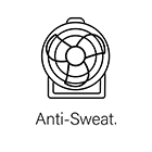 Feature icon anti-sweat