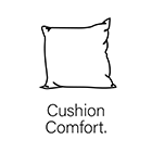 Feature icon cushion comfort