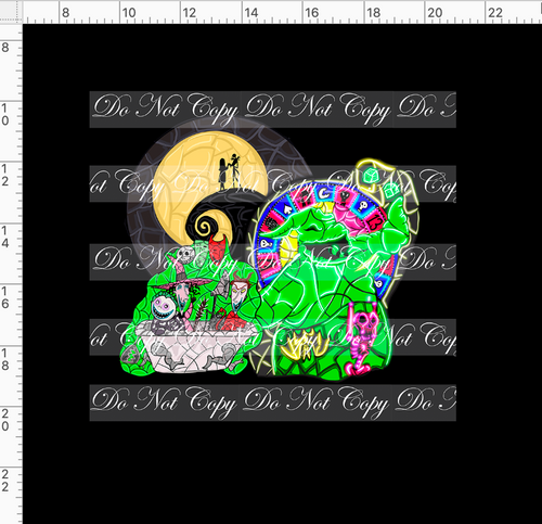CATALOG - PREORDER R68 - Stained Glass NBC - Panel - Oogie - ADULT