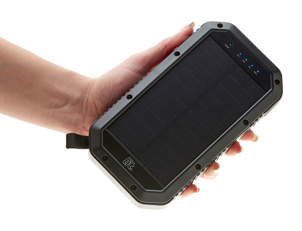 Wireless Lit Solar PowerBank