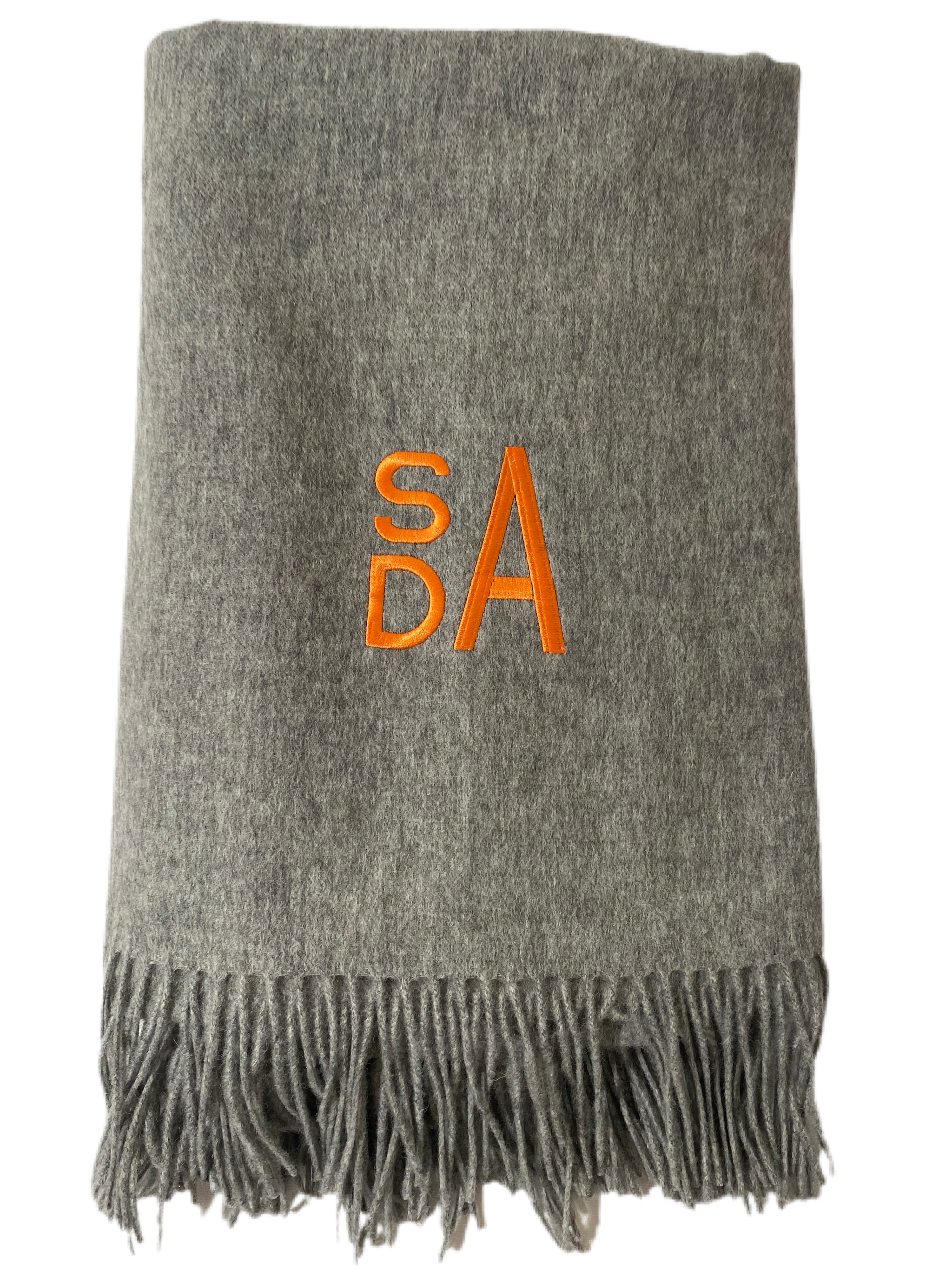 Classic cashmere blend blanket * can be monogrammed