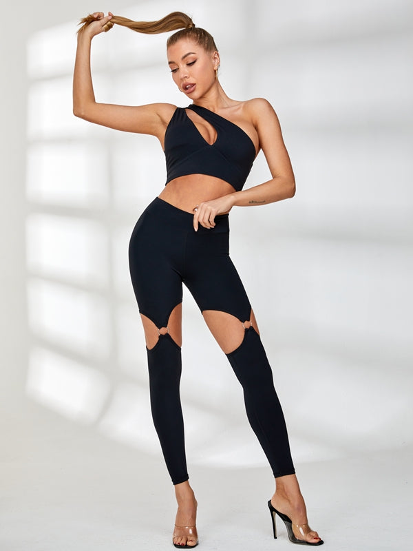 ZASUWA Female Cutout Tailoring High-rise Tracksuit