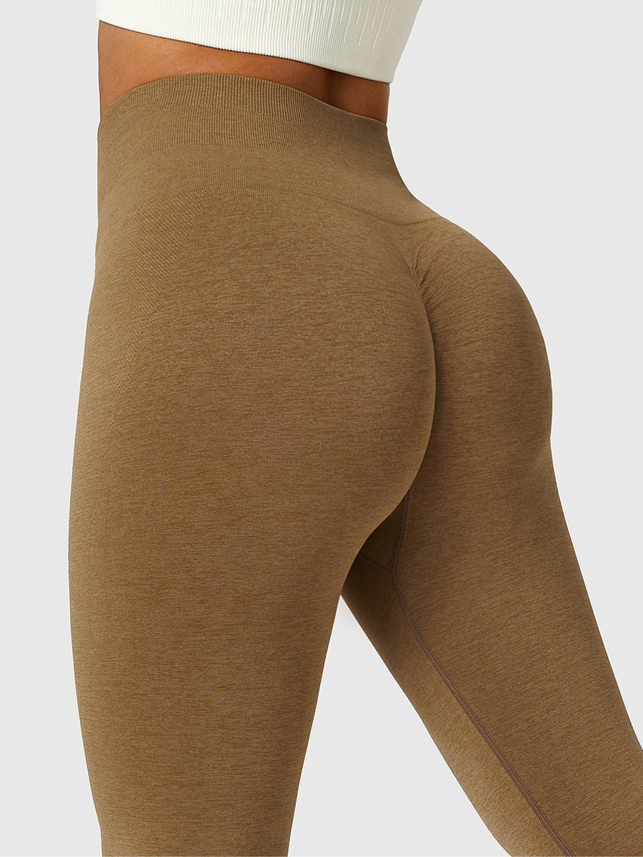 ZASUWA Female Seamless Scrunch Bum Leggings