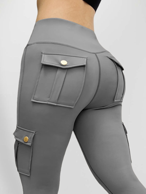 ZASUWA Female Pocket High-rise Cargo Style Leggings