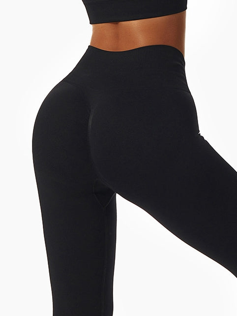 ZASUWA Female Seamless Scrunch Bum High-rise Leggings