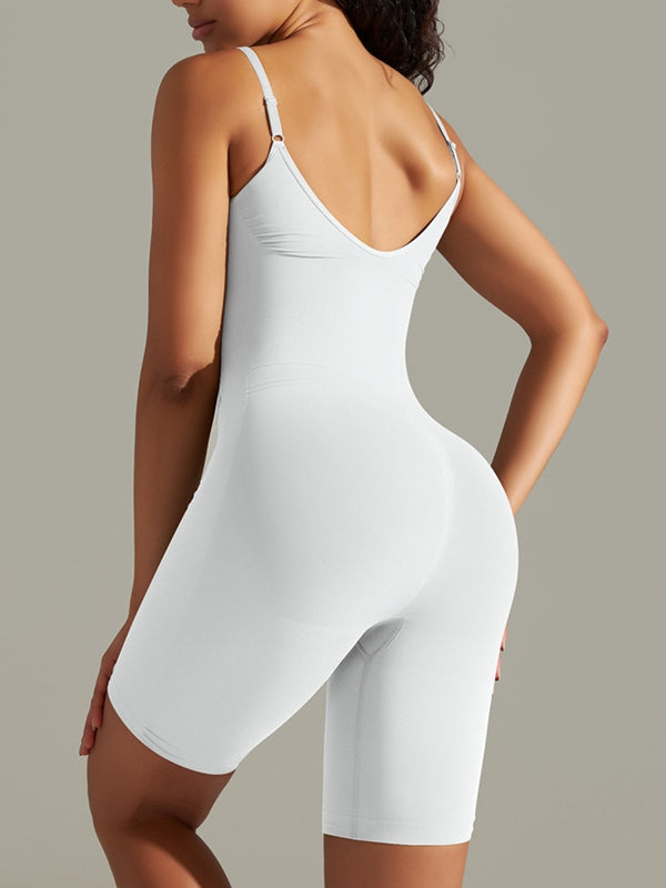 ZASUWA Female Scrunch Bum Seamless Short Jumpsuit