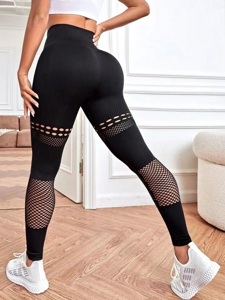 ZASUWA Female Fishnet Scrunch Bum Booty Leggings