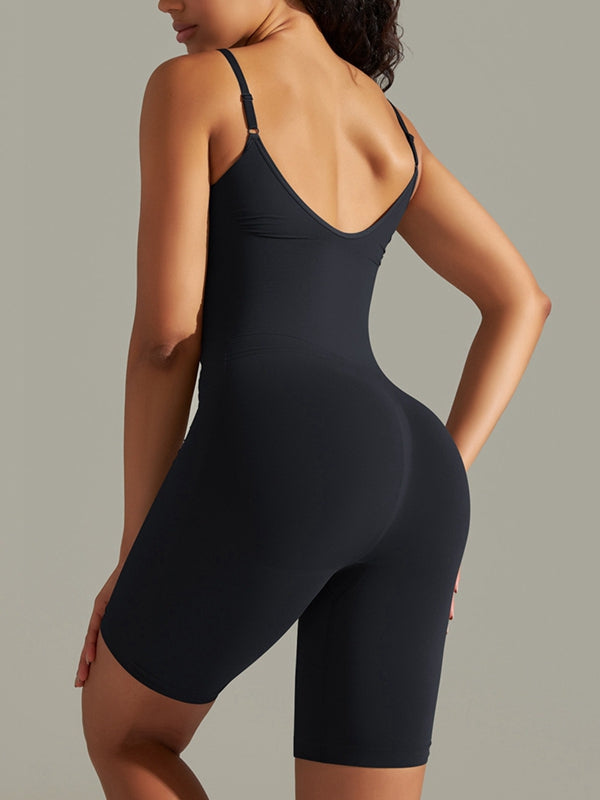 ZASUWA Female Scrunch Bum Seamless Short Jumpsuit