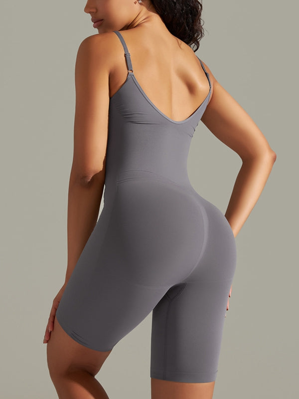 ZASUWA Female Scrunch Bum Seamless Short Jumpsuit