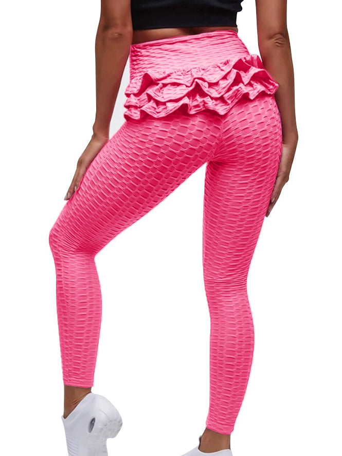 ZASUWA Female Tiktok Flounce Bud Leggings