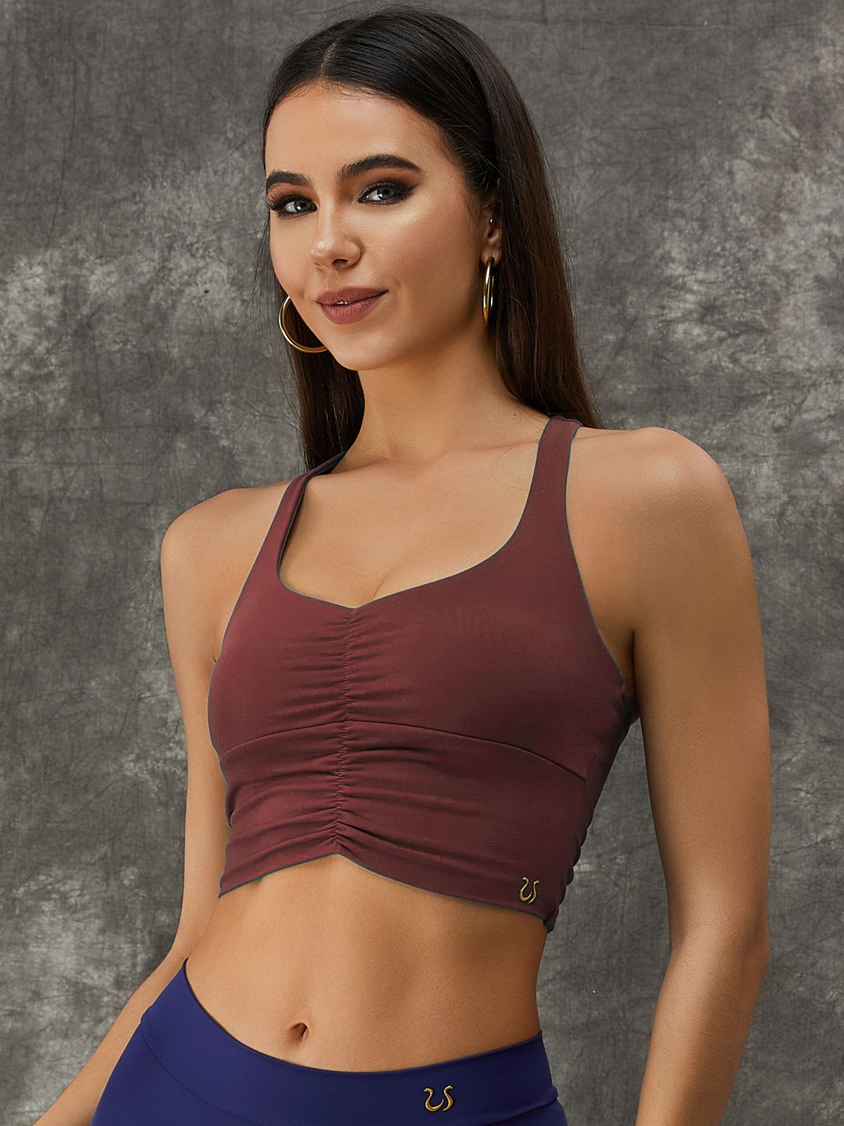 ZASUWA Female Front Folds Sports Bras