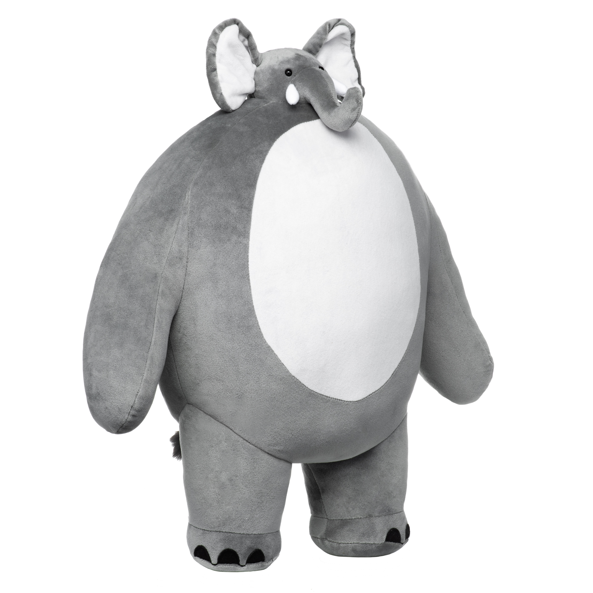 stuffed animal with big body and small head