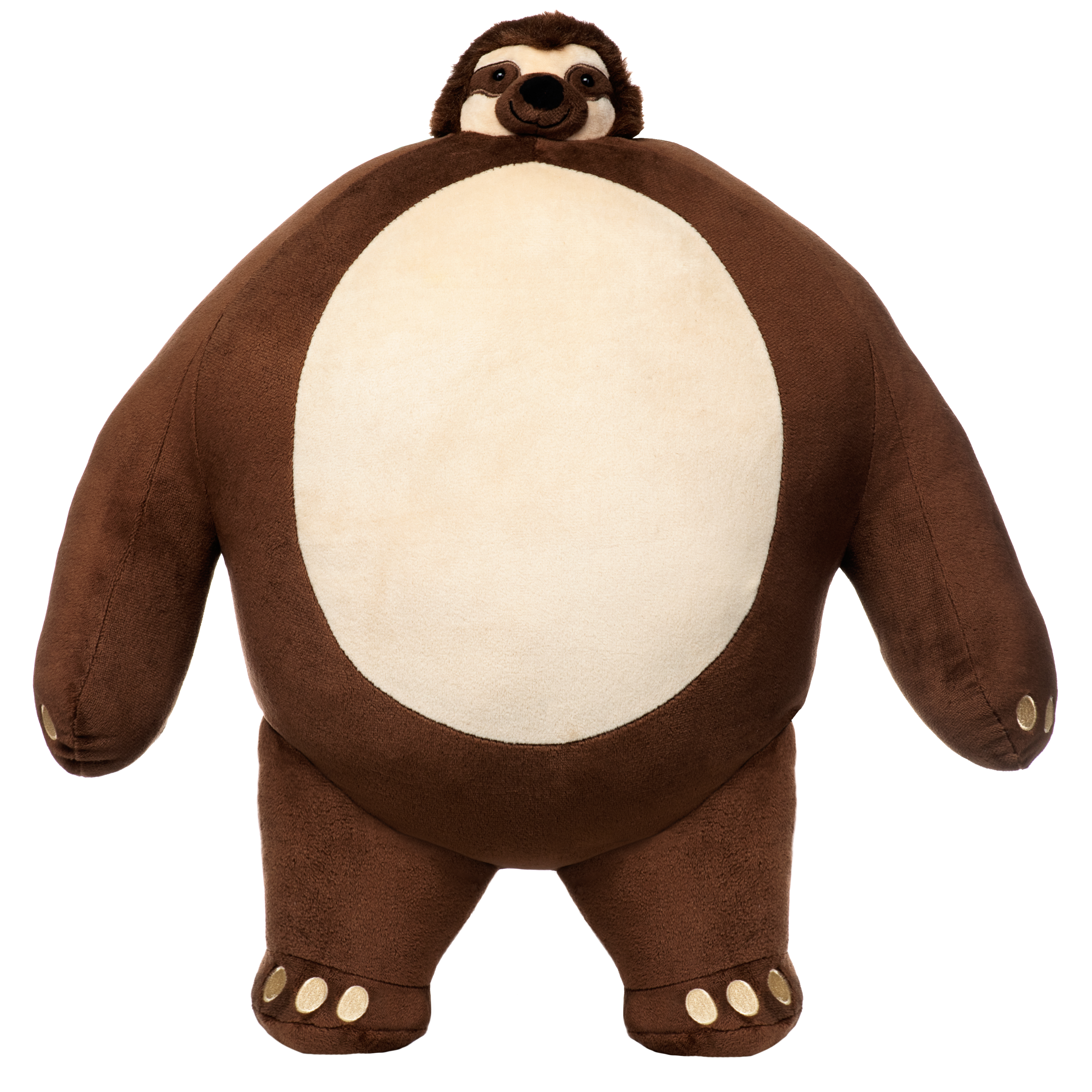 small head bear plush