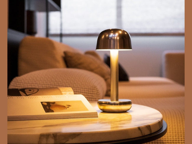 信頼】 ハンブルランプ パーソナル 持ち運び自由 ポータブルライト テーブル ベッド ワークデスク アウトドア コードレス 充電式 LED 