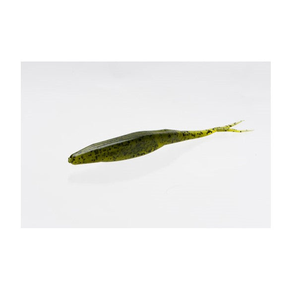 Zoom Super Fluke Freshwater Fishing Soft Bait, Rainbow Shad, 5 1/4, 10-pack