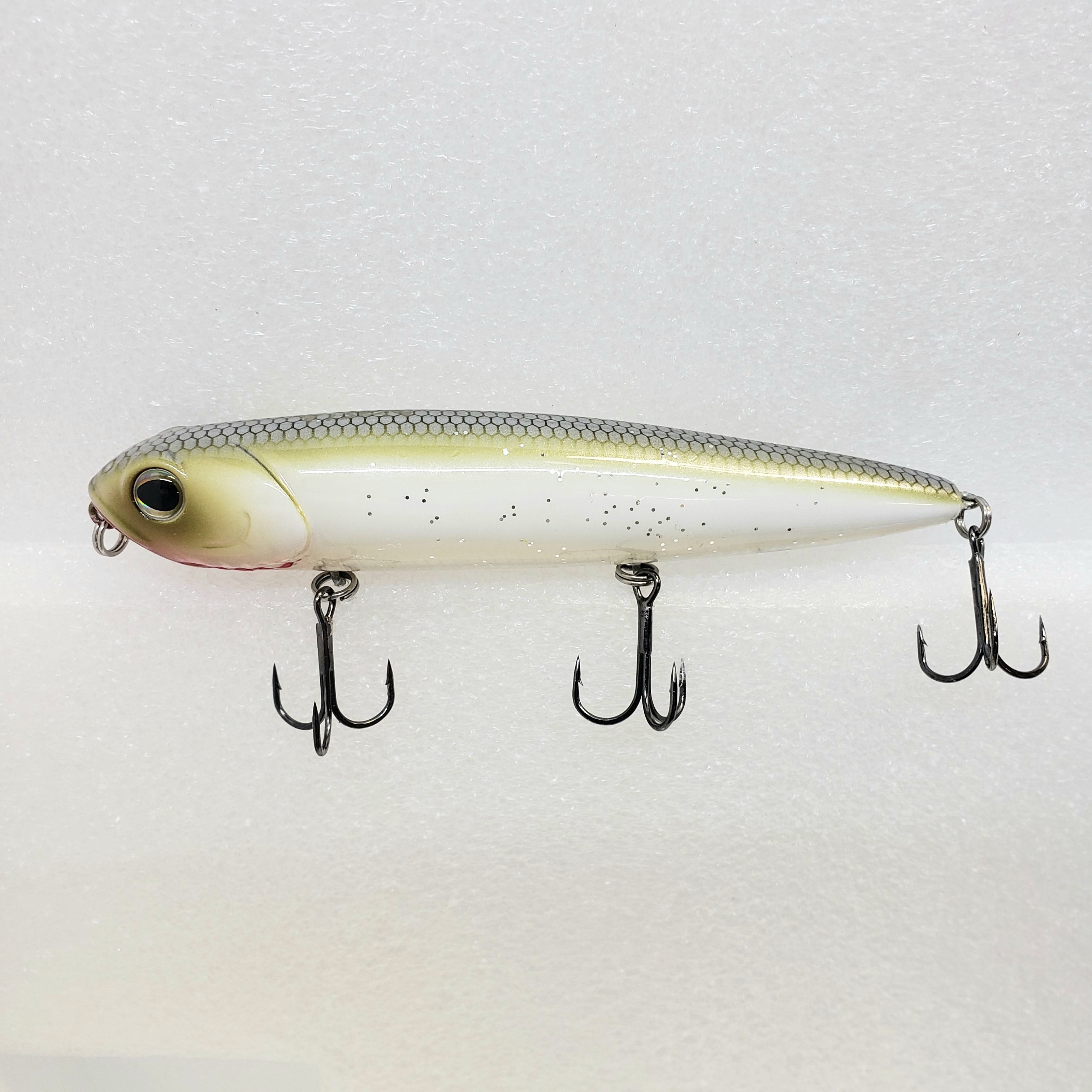 Color:Silver Flitter Shad:Reaction Innovations Vixen