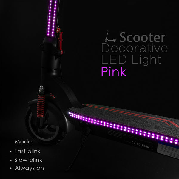 light pink scooter