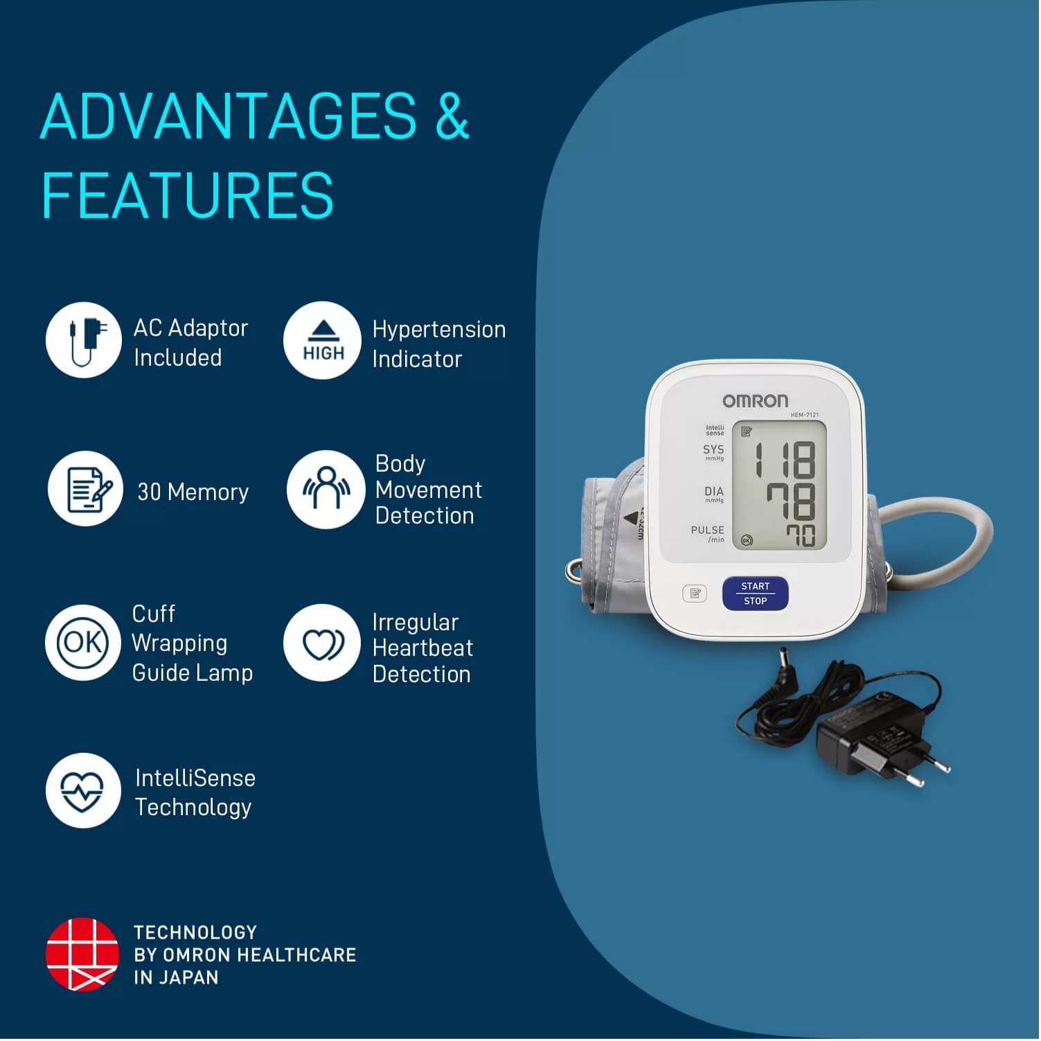 omron blood pressure guide