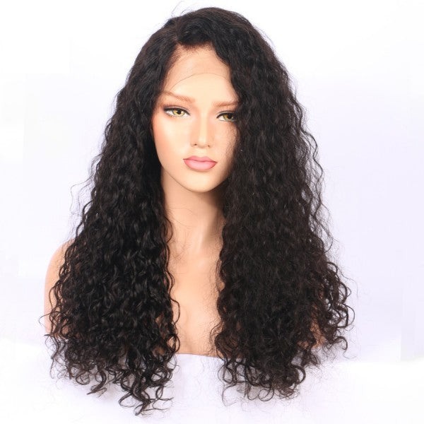 360 lace front water wave wig