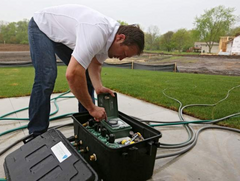 Paul Hynek featured in Cedar Rapids Gazette talking about Temporary Lawn Irrigation