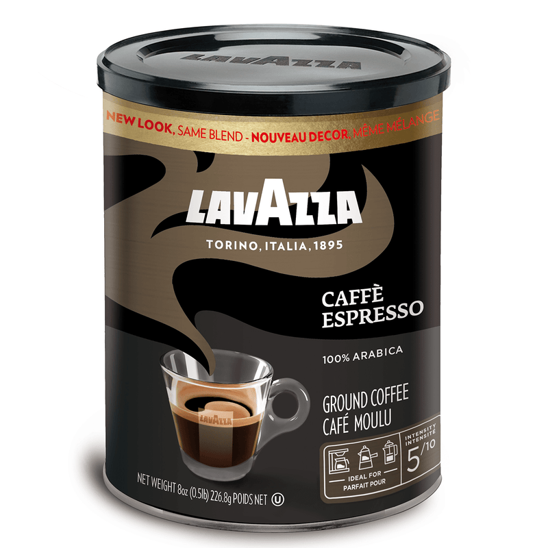 Lavazza Caffe Espresso Ground Coffee Tin by Lavazza 8 oz.