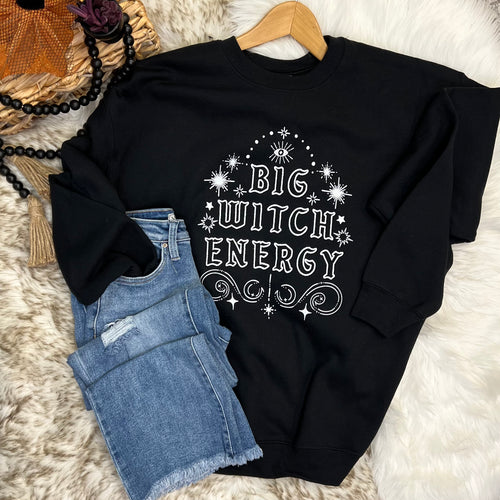 Big Witch Energy black sweatshirt