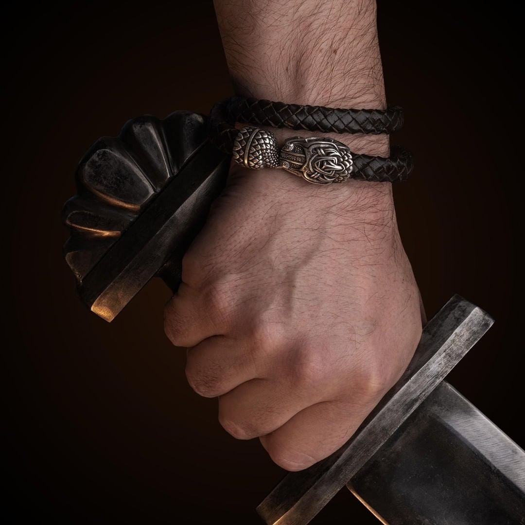 Viking Leather Bracelets