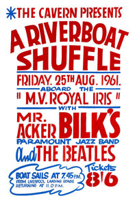 Image result for poster of acker bilk with the beatles