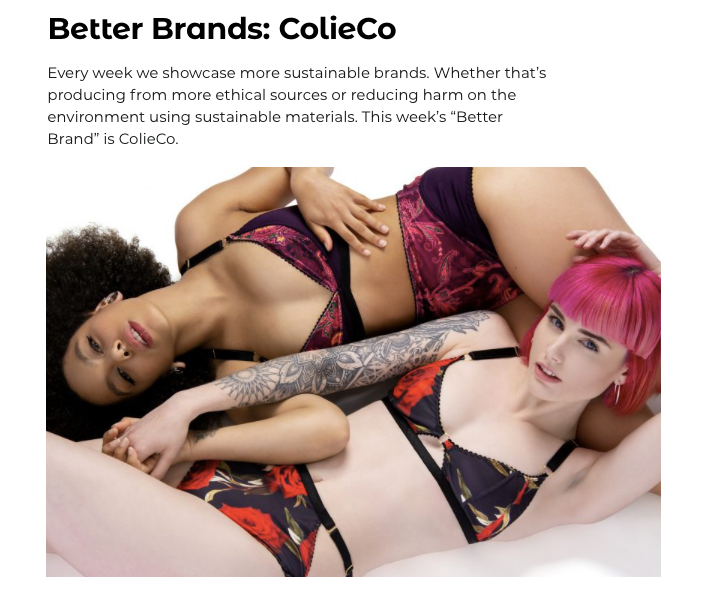 Sourcing Playground - Better Brands: ColieCo