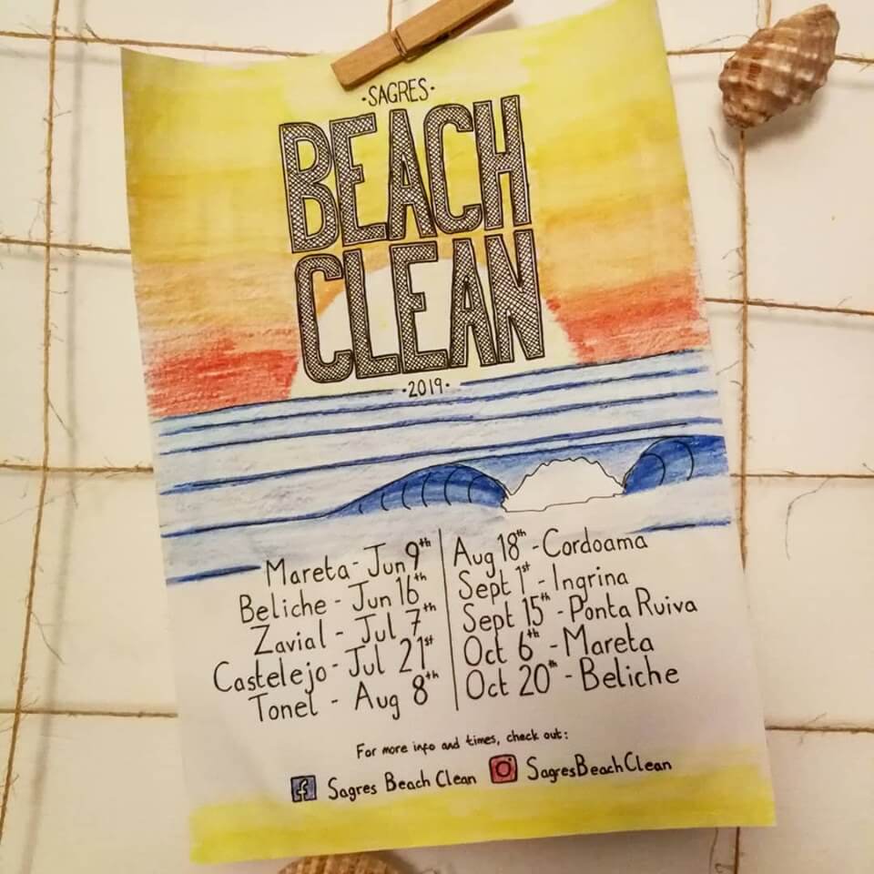 Sagres Beach Clean dates