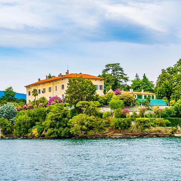 Italian garden scene