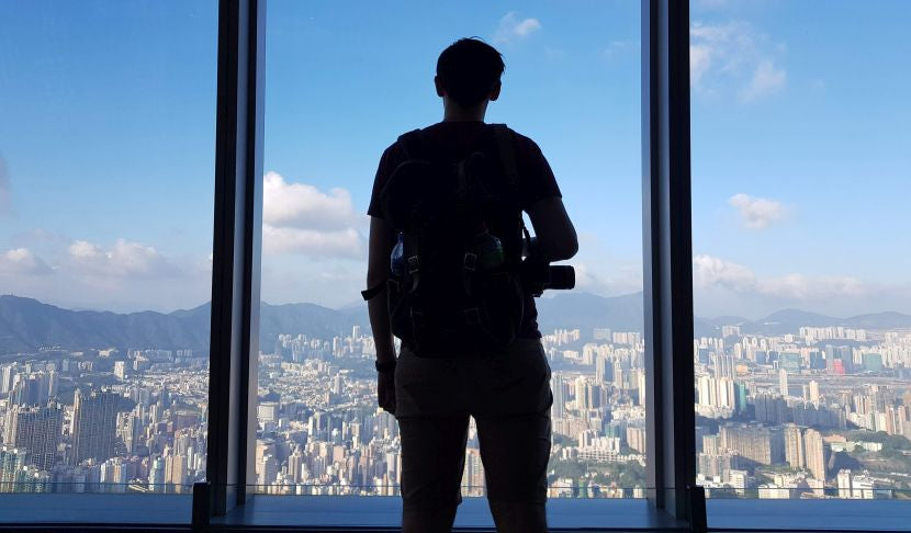 Inside Sky100 Observation Deck, Hong Kong