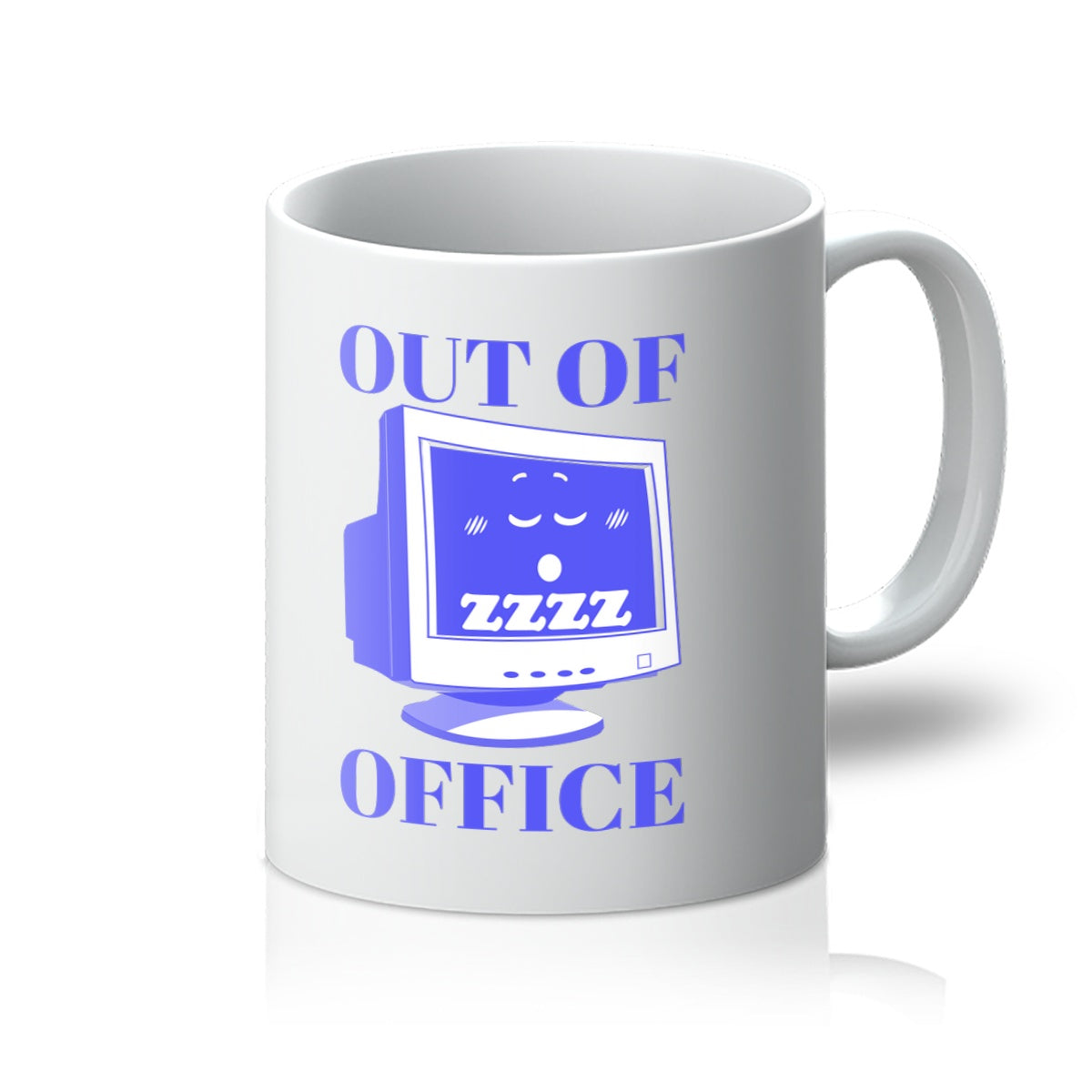Out of Office Funny Tee Print Graphic Computer PC Retro Vintage Blue V –  The New Aesthetic Store