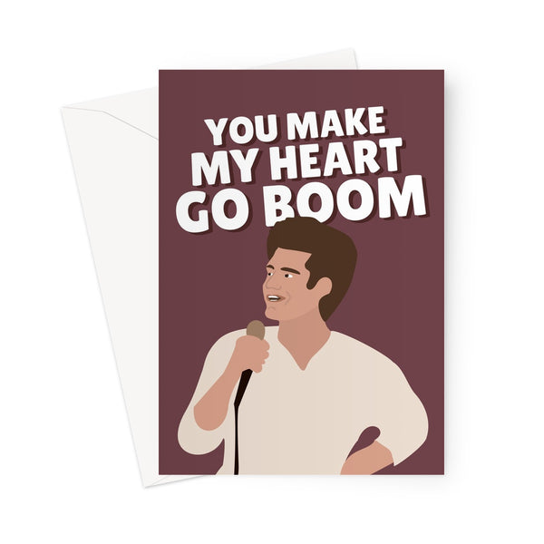 You Make My Heart Go Boom Andrew Garfield Film Celebrity Actor Birthday Anniversary Valentine's Day Love Fan Greeting Card